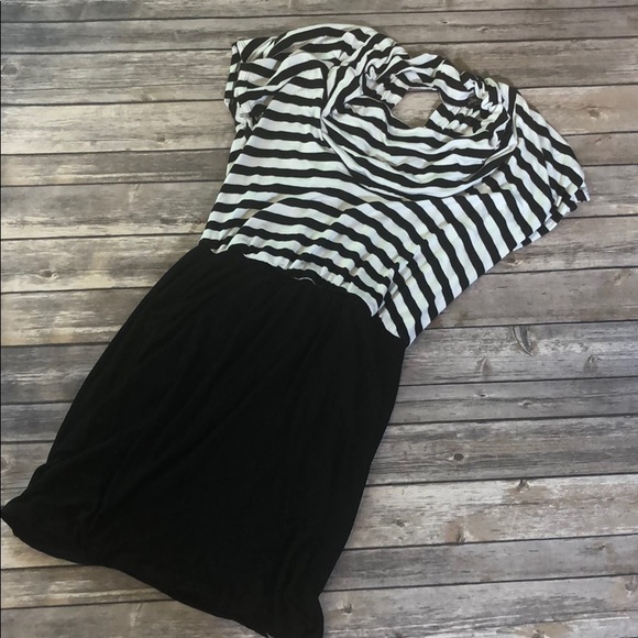 Ella Moss ‘two-piece’ black and white dress - M - Picture 1 of 7